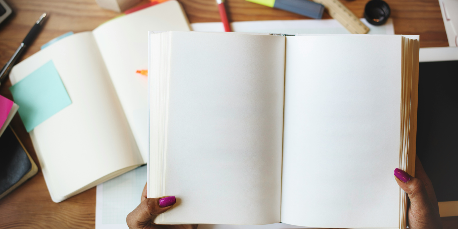 Blank Emergency Action Plan Template Inside A Notebook