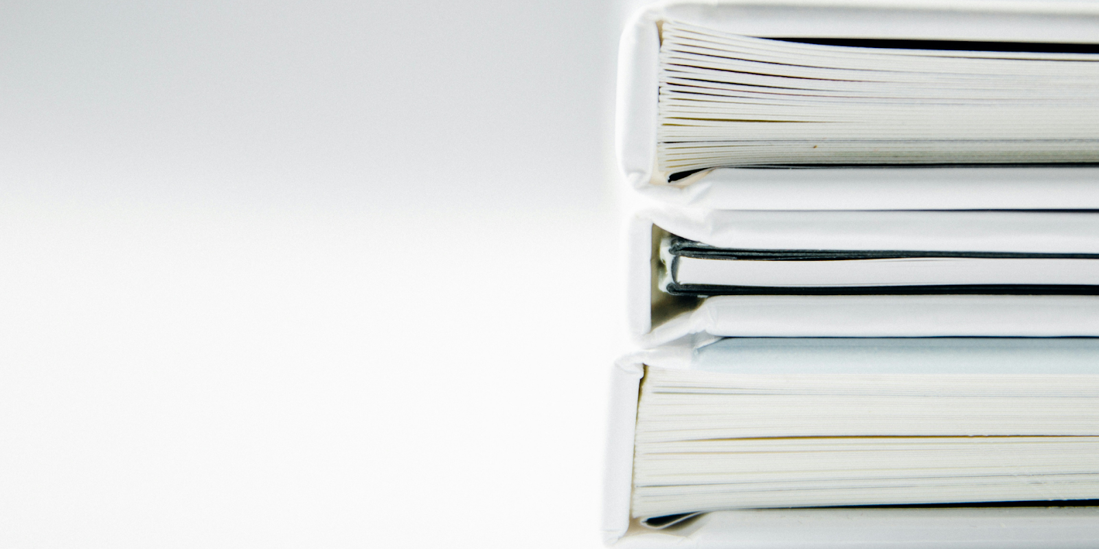 Stack Of Emergency Binders
