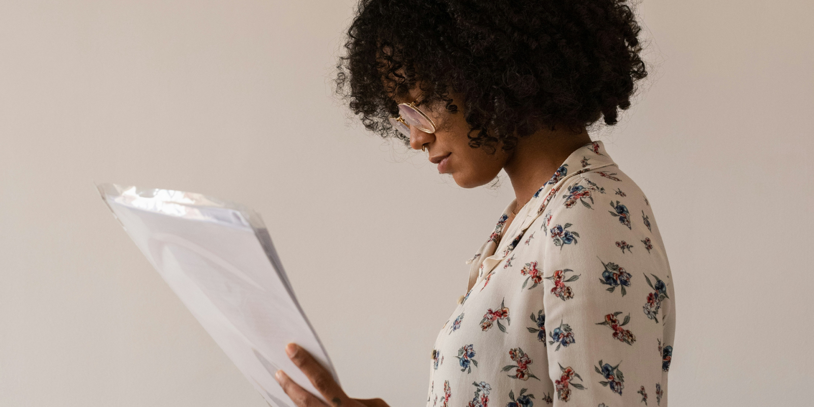 Woman Organizing Important Documents