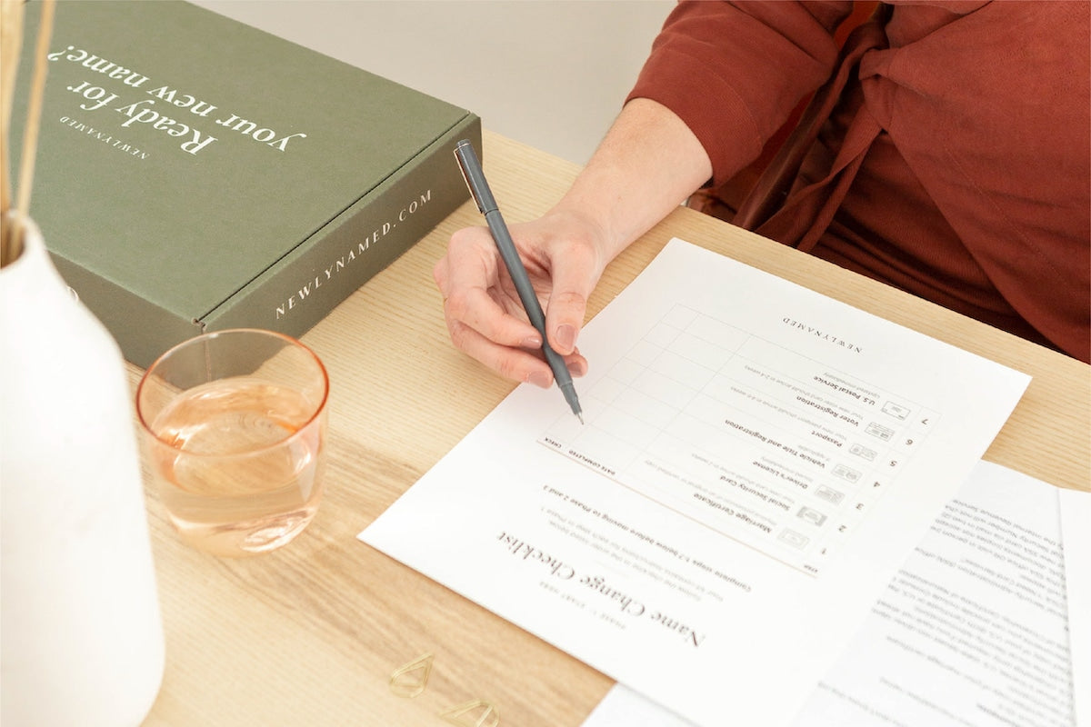 NewlyNamed complete name change kit