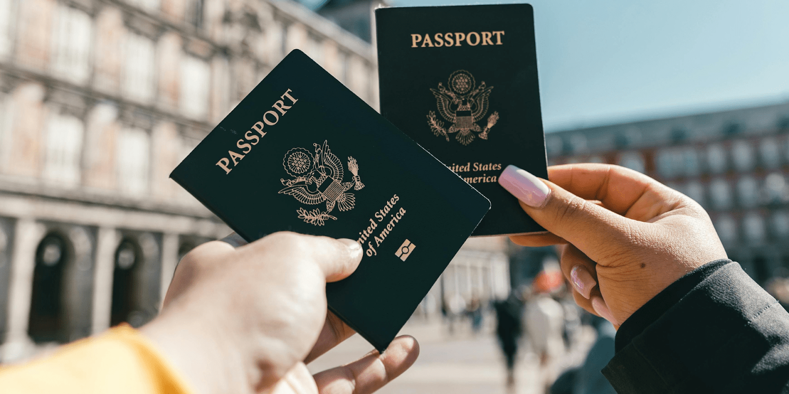  A Couple Holding U.S. Passports