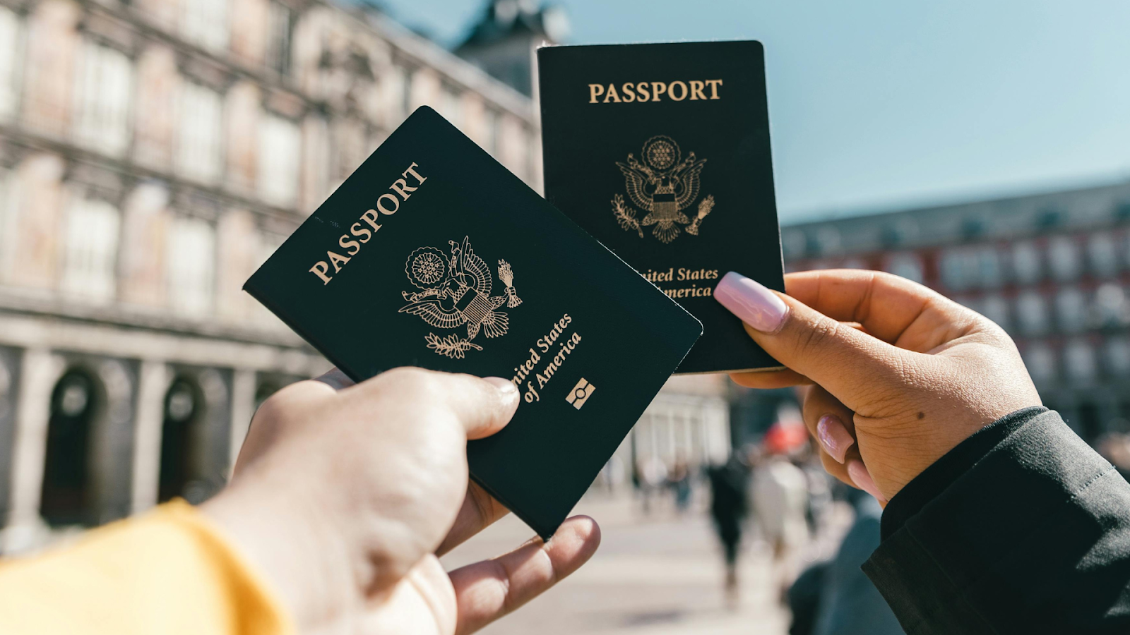  A Couple Holding U.S. Passports