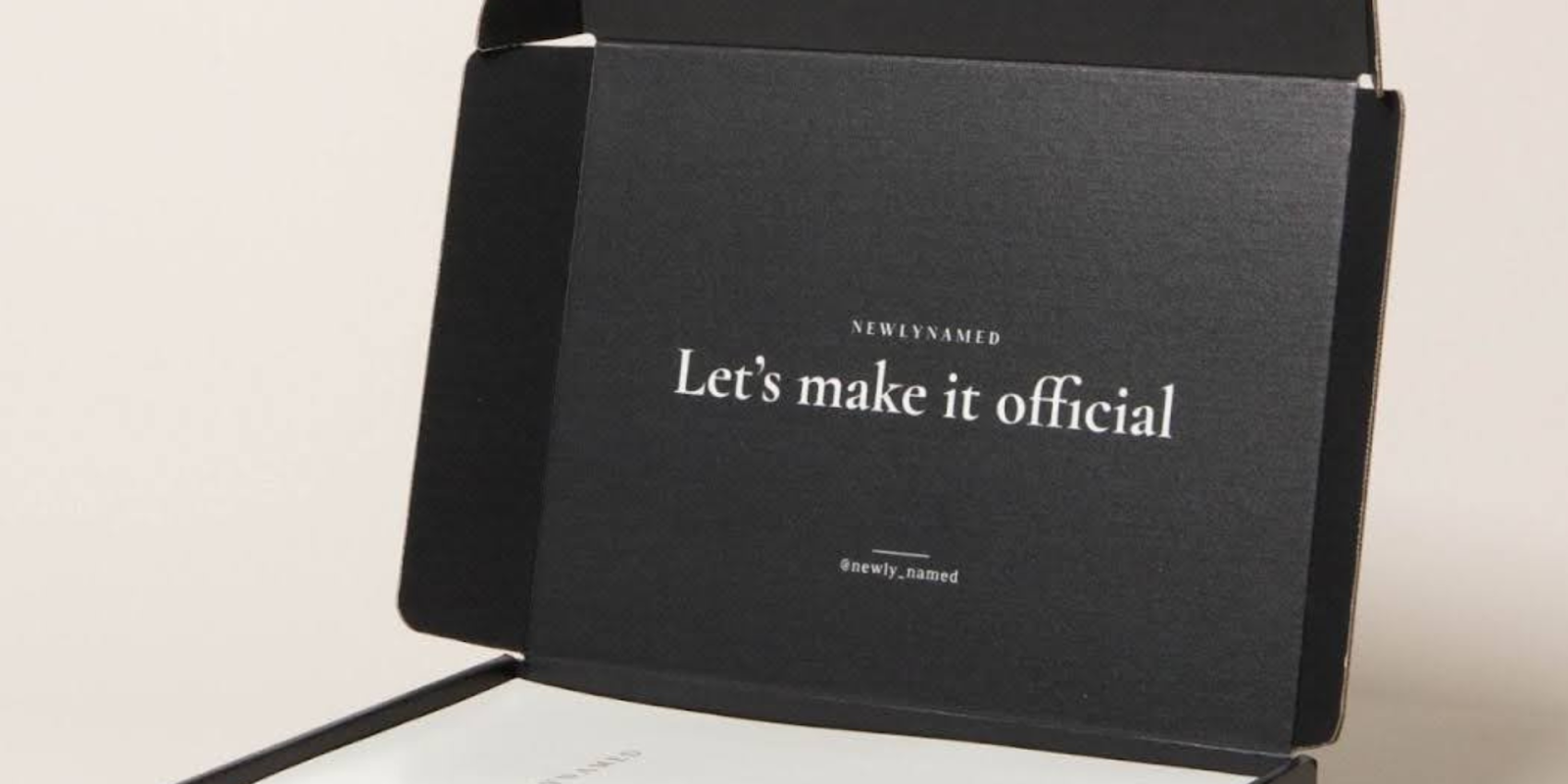 A NewlyNamed Box To Change Your Last Name After Getting Married