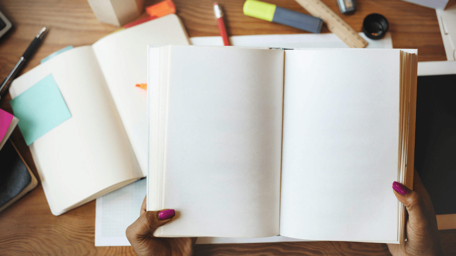 Blank Emergency Action Plan Template Inside A Notebook