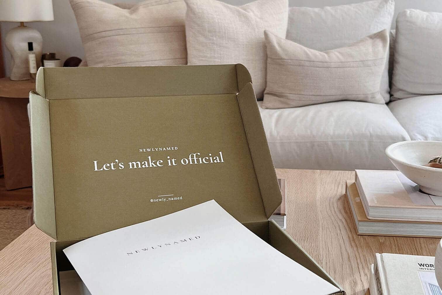 A NewlyNamed Box opening