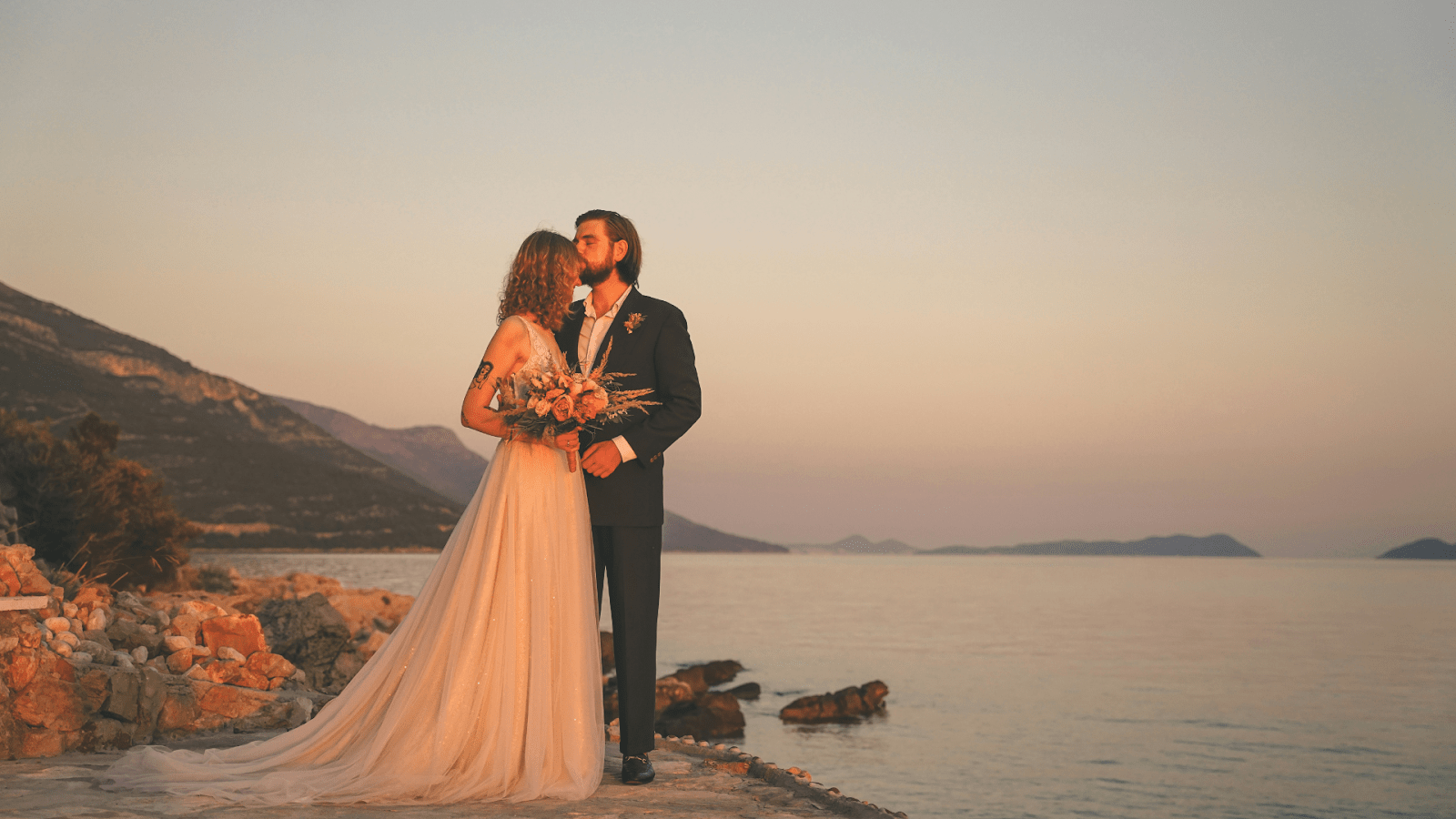 Married Couple By The Sea
