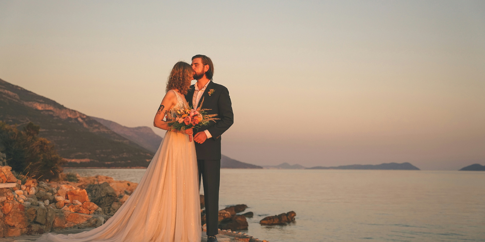 Married Couple By The Sea