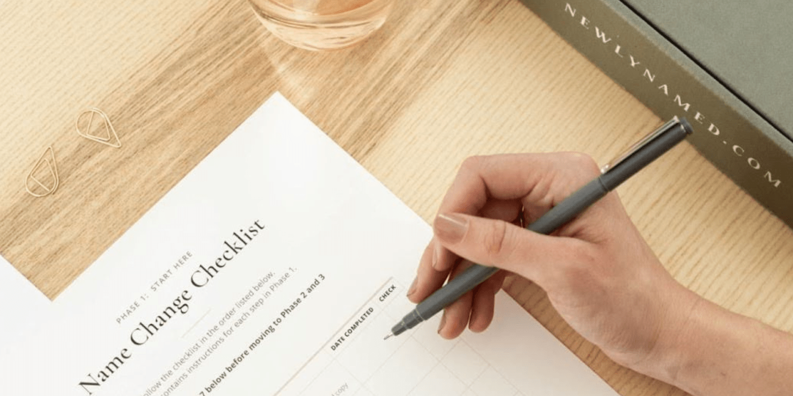 Person Changing Their Last Name After Marriage