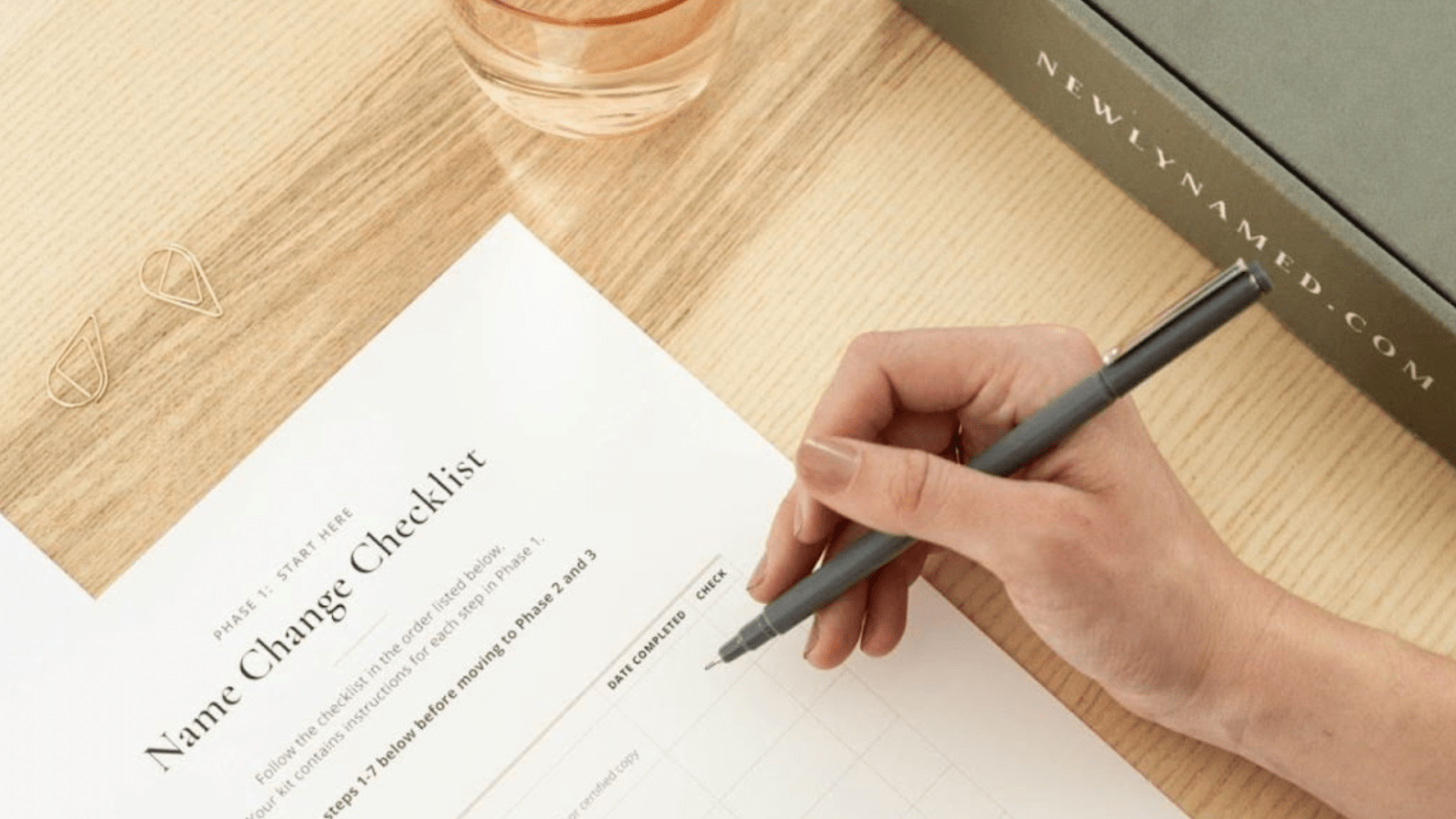 Person Changing Their Last Name After Marriage