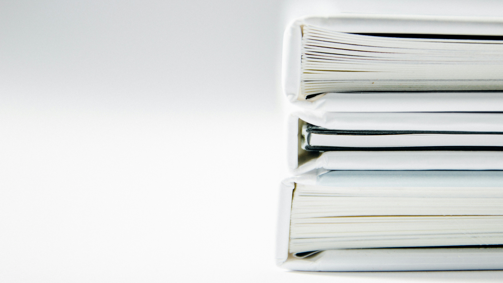 Stack Of Emergency Binders