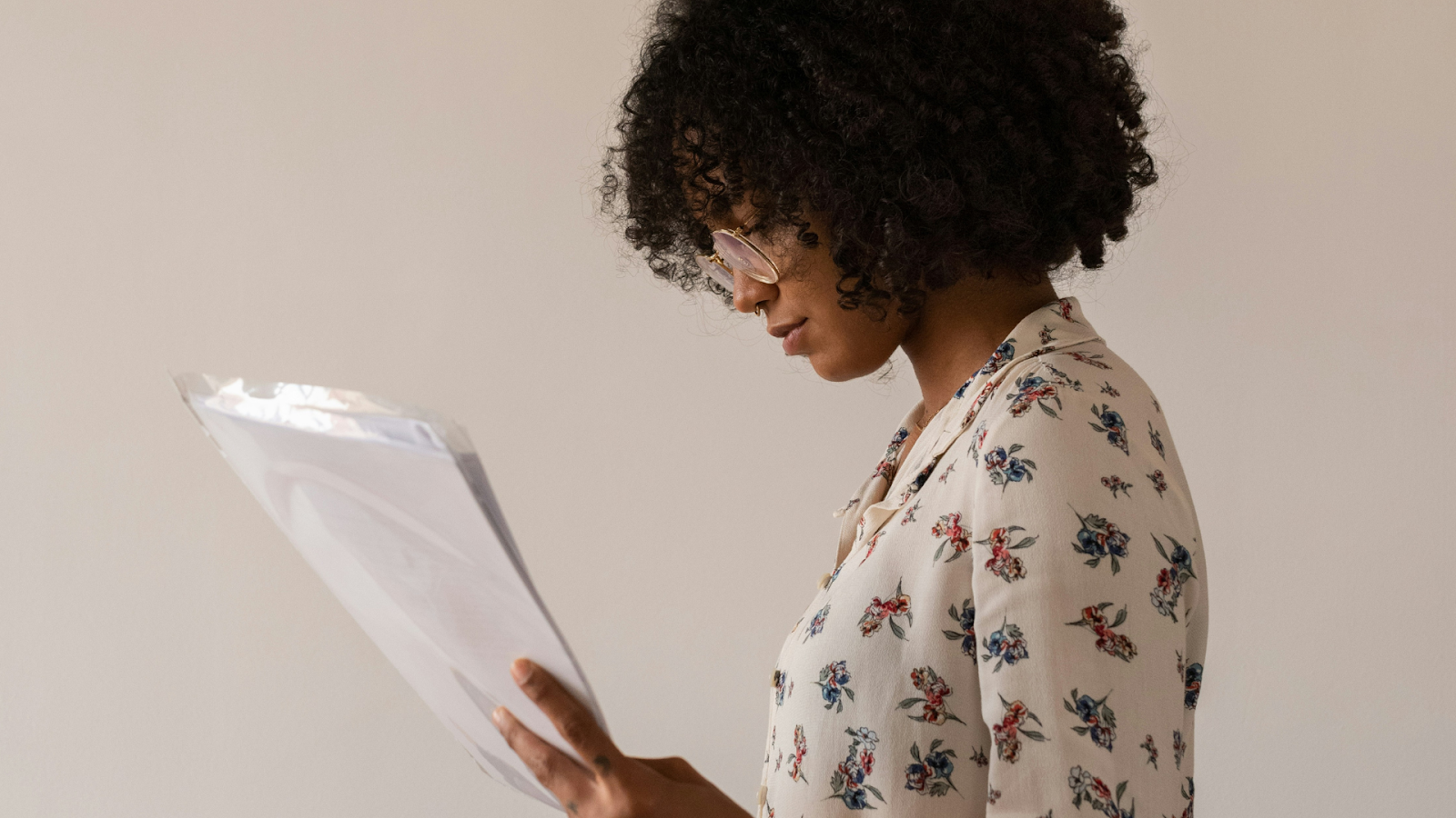 Woman Organizing Important Documents