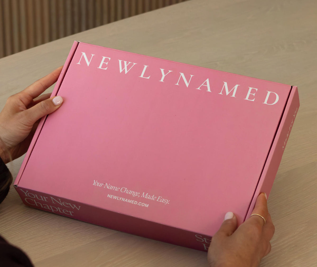 Pink NewlyNamed Change Box Name Change Service Fall Sale