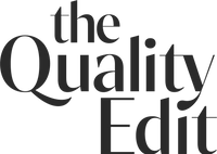 the quality edit logo