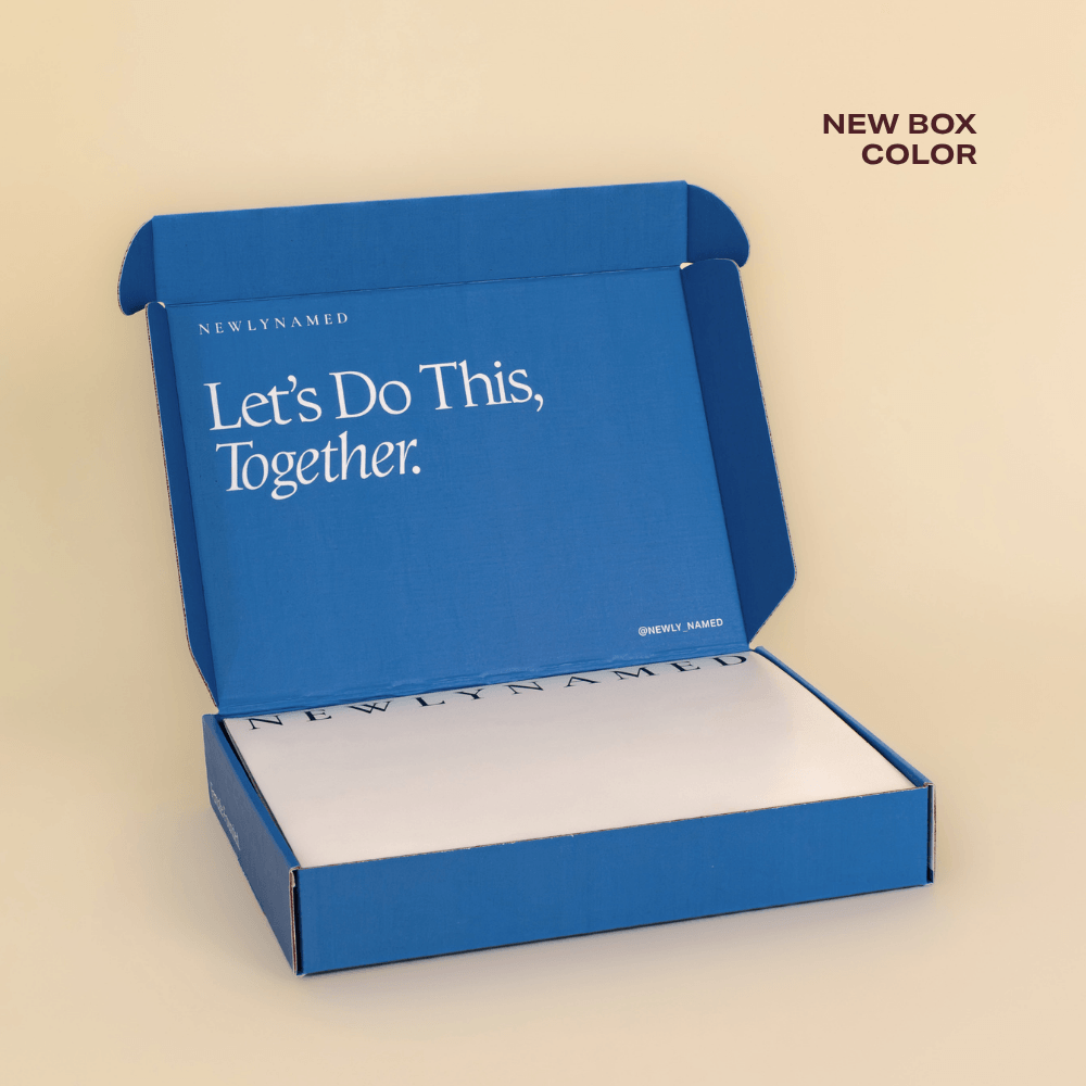 blue newlynamed box