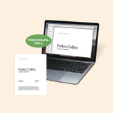 A laptop screen showing a personalized NewlyNamed Individual Will and Estate Plan.