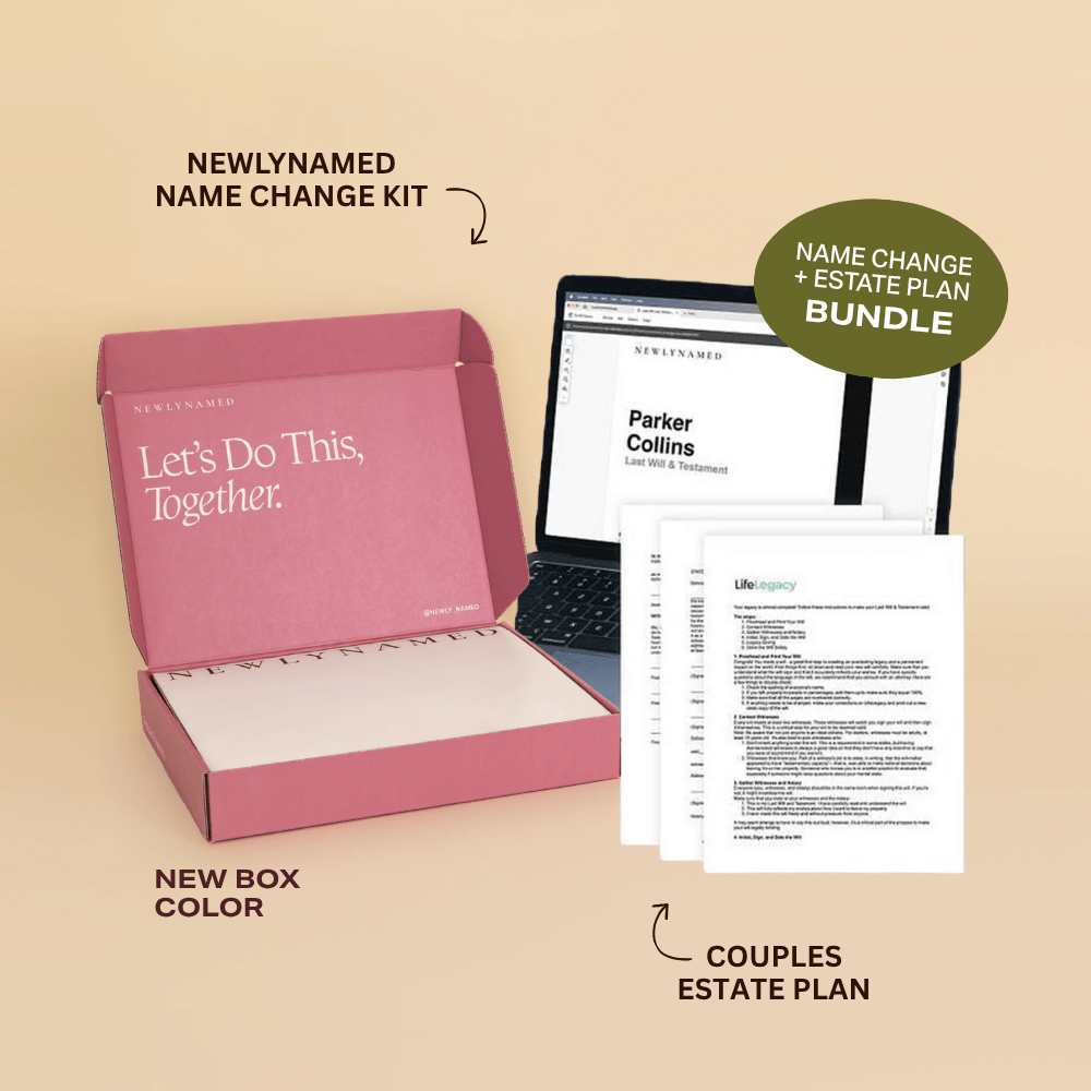 Pink Newlywed Starter Set Estate Plan